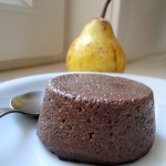 Protein Pear Chocolate Pudding