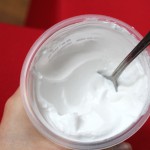 Texture du yaourt de coco